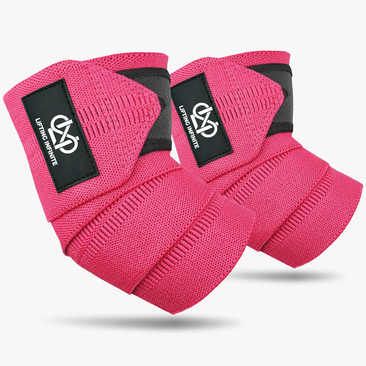 Pink Lifting Infinite elbow wraps, pair